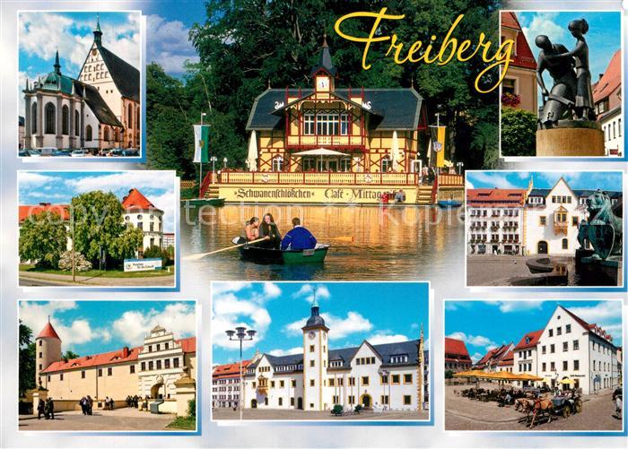 Freiberg Sachsen Dom St. Marien Untermarkt Schloss Freudenstein