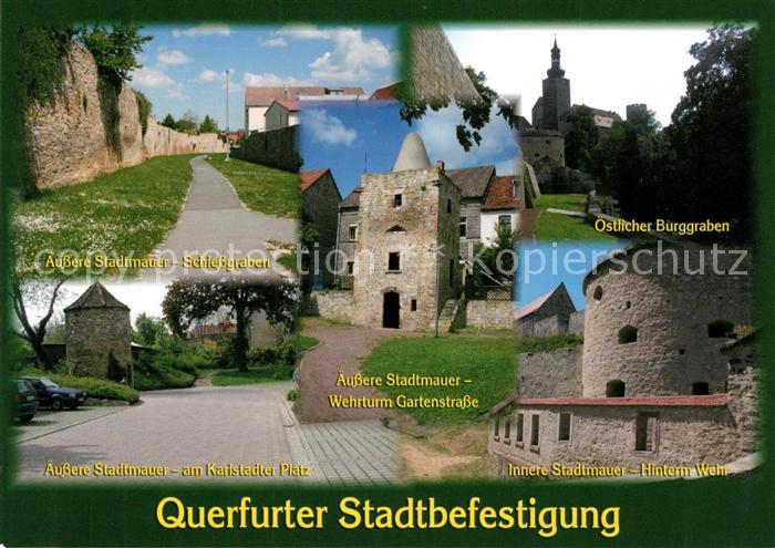 Querfurt Stadtbefestigung Stadtmauer Schiessgraben