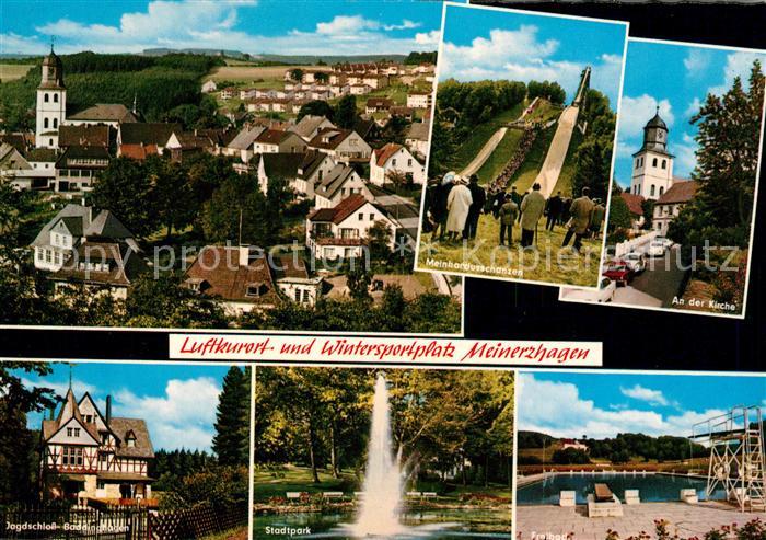 Meinerzhagen Kirche Melhardusschanzen Jagdschloss Baddinghagen