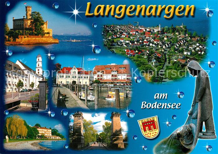 Langenargen Bodensee Burg Hafen Denkmal Stadtansicht