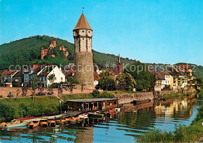 Wertheim Main Schloss Turm Bootsanlegestelle Panorama