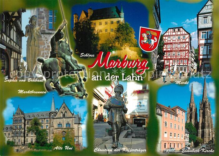 Marburg Lahn Elisabethkirche Alte Uni Schloss