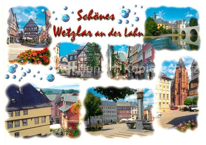 Wetzlar Fachwerk Brunnen Lahnbruecke