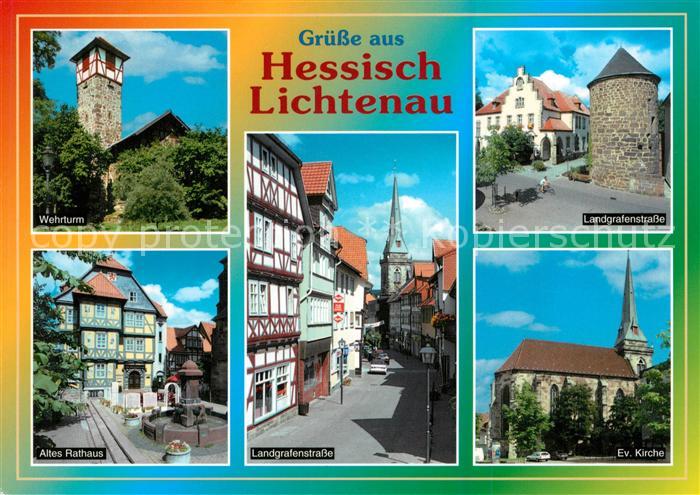 Hessisch Lichtenau Altes Rathaus Wehrturm Kirche