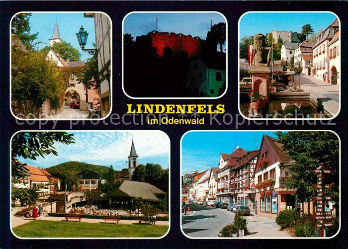 Lindenfels Odenwald Stadttor Stadtansichten