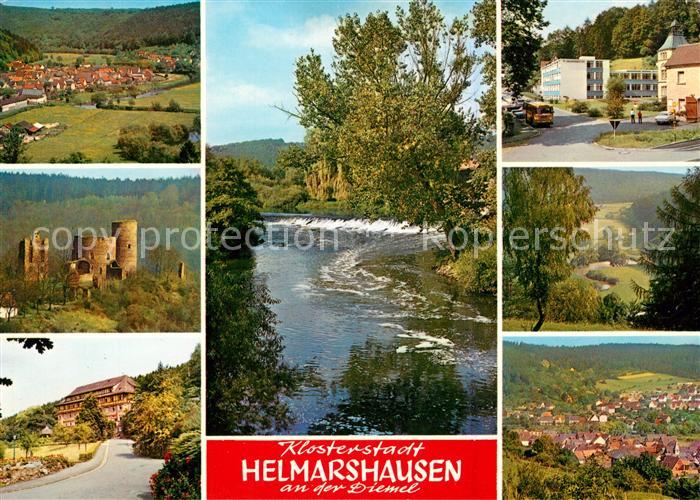 Helmarshausen Kloster Burgruine Panoramen