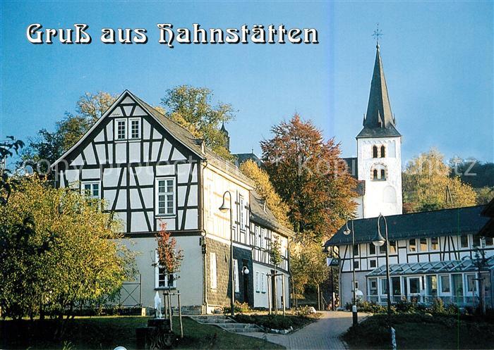 Hahnstaetten Alte Schule Rathaus Pfarrkirche Sankt Nikolaus