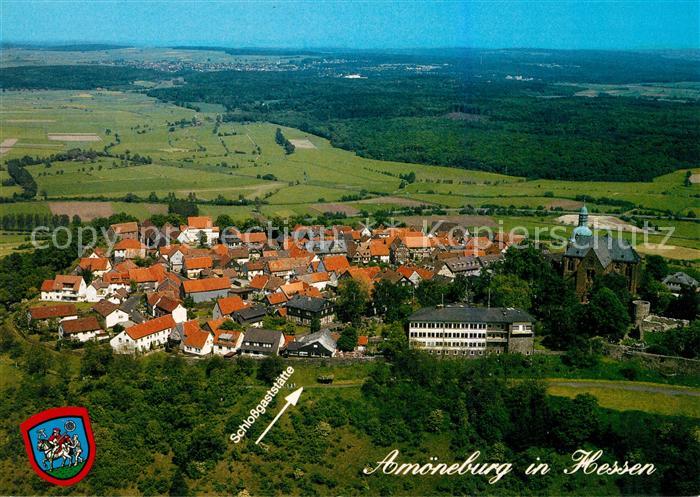 Amoeneburg Fliegeraufnahme Schlossgaststaette