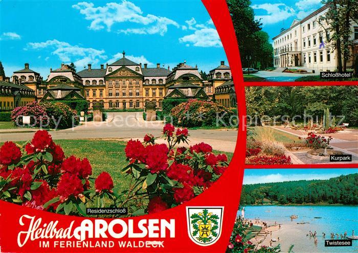 Arolsen Bad Residenzschloss Kurpark Twistesee