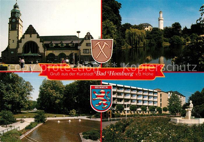 Bad Homburg Historischer Bahnhof Paul Ehrlich Klinik Schlossteich