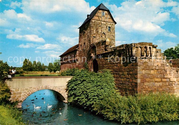 Bad Vilbel Burg Wehrgraben