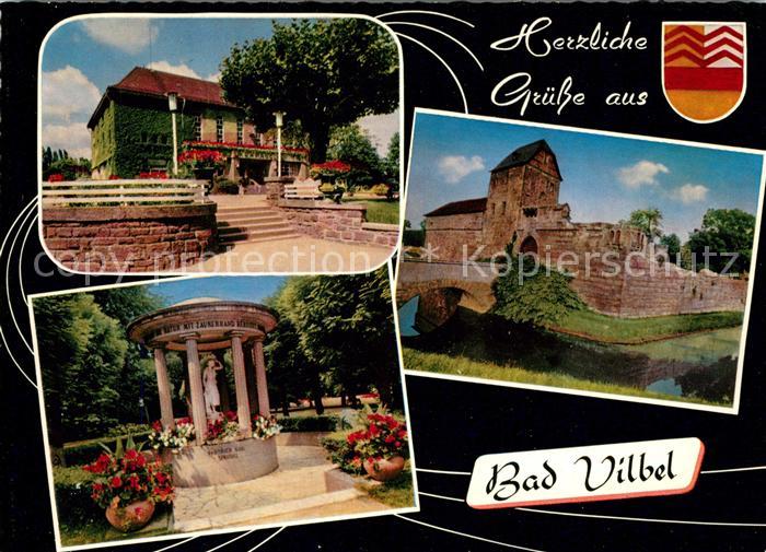 Bad Vilbel Sprudelbrunnen Burg Kurhaus