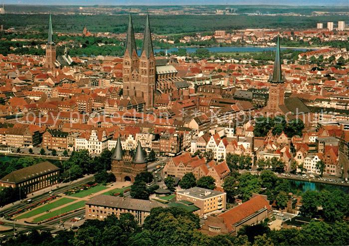 Luebeck Fliegeraufnahme