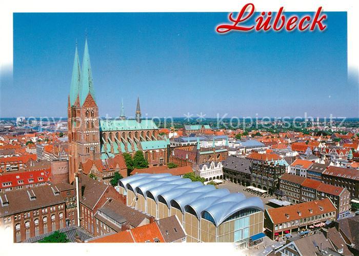 Luebeck Sankt Marien Marktplatz Rathaus