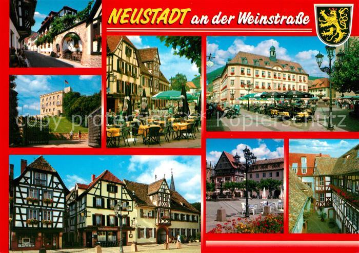 Neustadt Weinstrasse Rathaus Markt Hambacher Schloss Altstadt