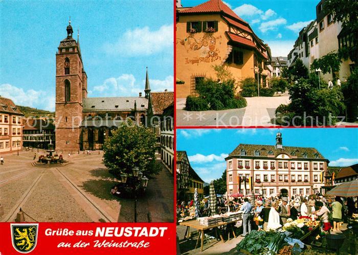 Neustadt Weinstrasse Rathaus Brunnen