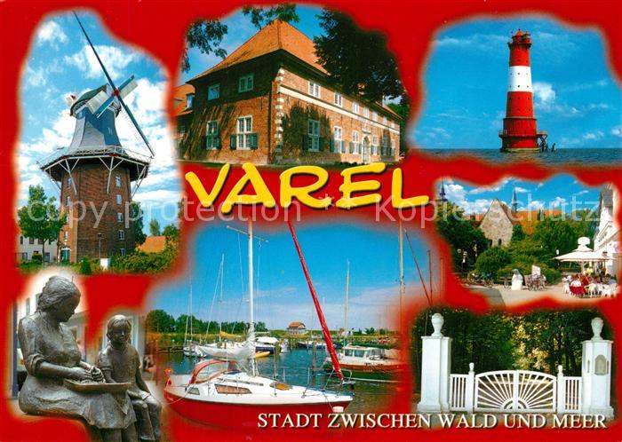 Varel Jadebusen Leuchtturm Windmuehle Hafen Denkmal Cafe