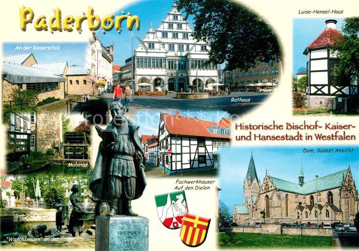 Paderborn Rathaus Denkmal von Spee Dom
