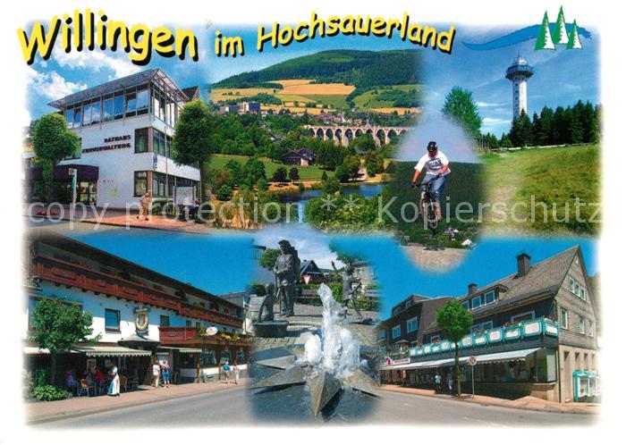 Willingen Sauerland Brunnen Viadukt Rathaus