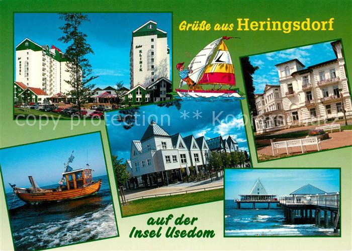 Heringsdorf Ostseebad Usedom Seebruecke Seebadhaus Kutter