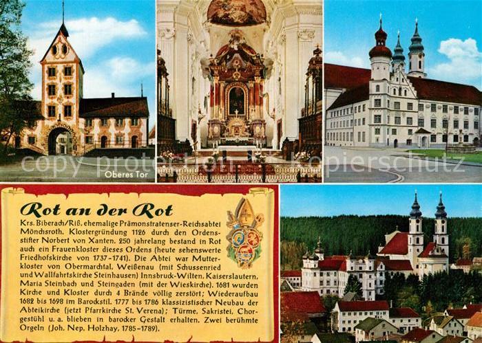 Rot Rot Oberes Tor Praemonstratenser Reichsabtei Friedhofskirche