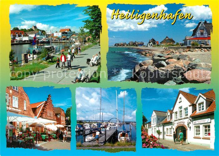 Heiligenhafen Ostseebad Uferpromenade Hafen Stadtansichten