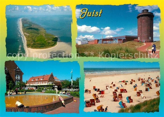 Juist Nordseebad Strand Leuchtturm Fliegeraufnahme