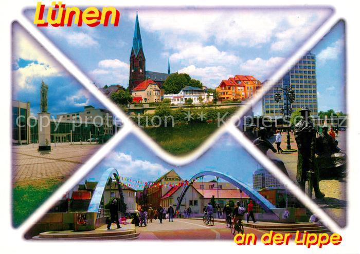 Luenen Kirche Stadtansicht Denkmaeler