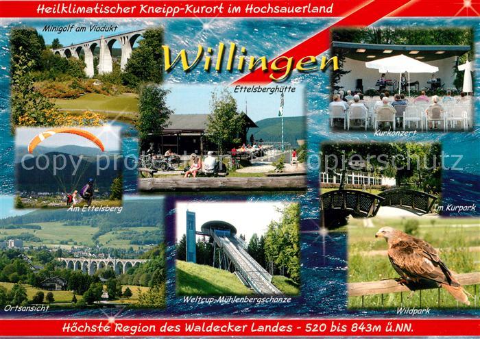 Willingen Sauerland Minigolf Viadukt Kurkonzert Weltcup Muehlenbergschanze Wildp