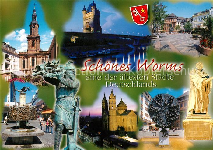 Worms Rhein Dom Denkmal Brunnen Lutherdenkmal