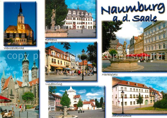Naumburg Saale Wenzelskirche Rathaus Dom Marktplatz