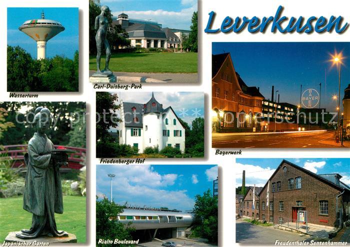 Leverkusen Bayerkreuz Wasserturm Japinscher Garten