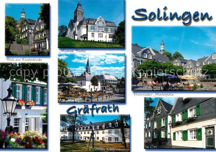 Solingen Marktplatz Klosterkirche Museum Baden
