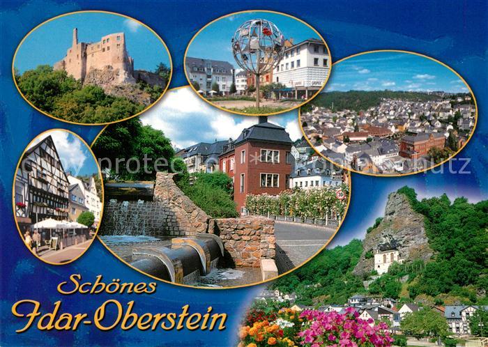 Idar-Oberstein Panorama Kirche Burg