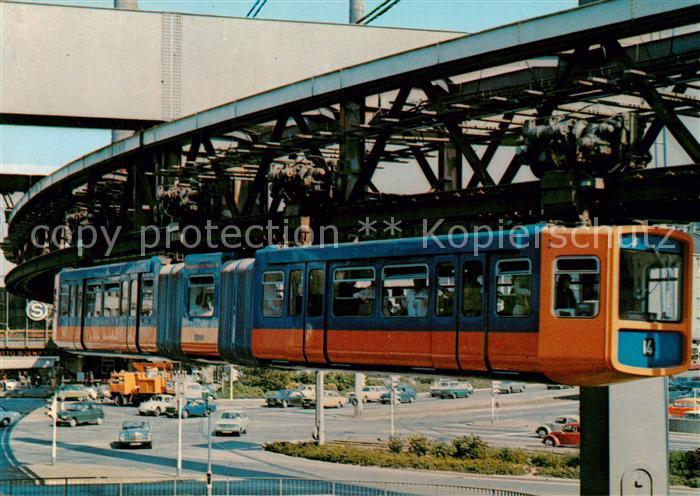 WUPPERTAL NRW Schwebebahn Alten Markt