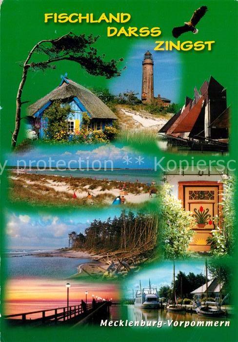 Darss Zingst Leuchtturm Duenen Segelboot