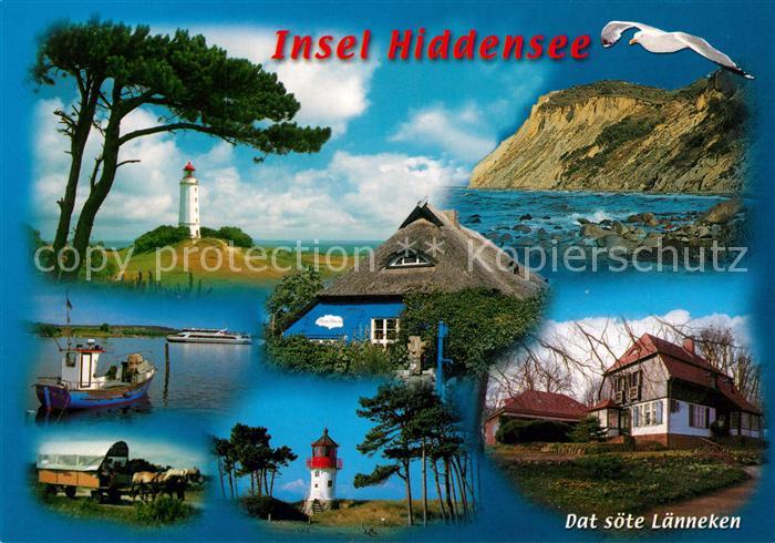 Insel Hiddensee Leuchtturm Kate Pferdewagen