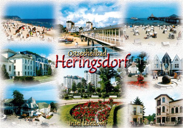 Heringsdorf Ostseebad Usedom Strand Stadtansichten