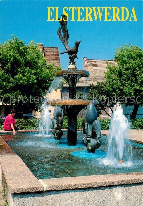 Elsterwerda Elsterbrunnen Marktplatz