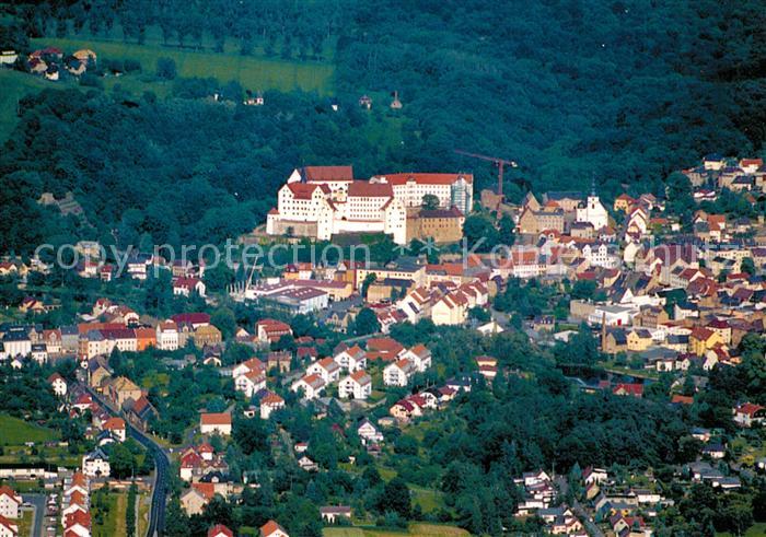 Colditz Fliegeraufnahme Zwickauer Mulde Schloss