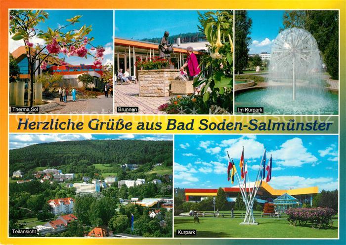 Bad Soden-Salmuenster Therma Sol Kurpark Brunnen