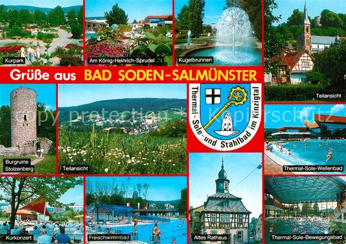 Bad Soden-Salmuenster Freischwimmbad Altes Rathaus Thermal-Sole-Bewegungsbad