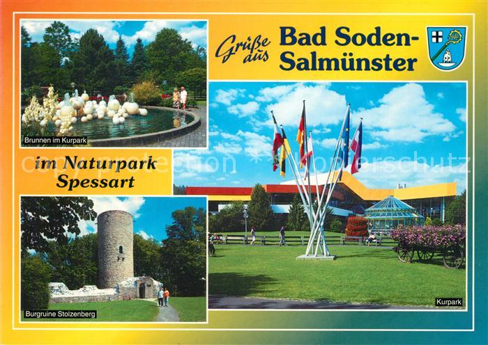 Bad Soden-Salmuenster Burgruine Stolzenberg Kurpark