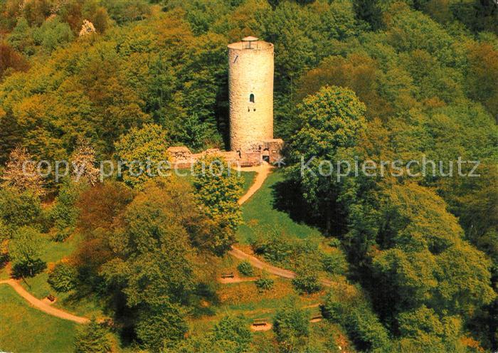 Bad Soden-Salmuenster Ruine Stolzenberg Fliegeraufnahme