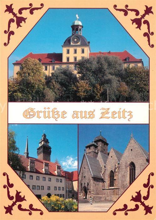 ZEITZ Sachsen-Anhalt Moritzburg Rathaus Michaeliskirche