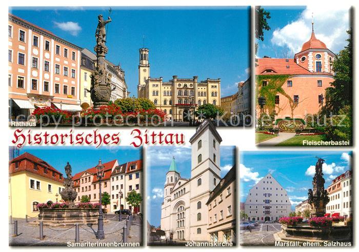 Zittau Rathaus Fleischerbastei Johanniskirche Marstall