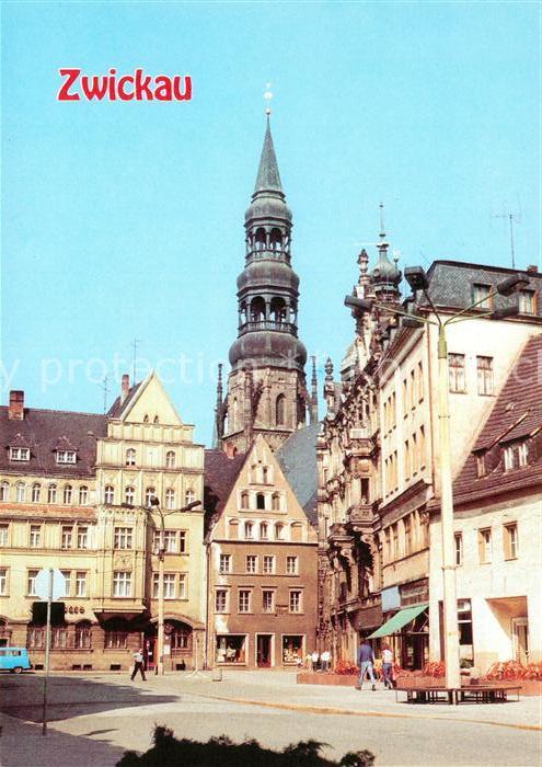 Zwickau Sachsen Hauptmarkt Dom St. Marien