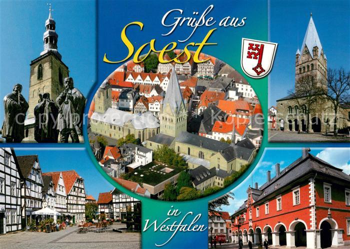 Soest Arnsberg Fliegeraufnahme Kirche