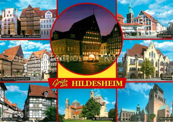 Hildesheim Knochenhaueramtshaus Schuhstrasse Rathaus Mariendom
