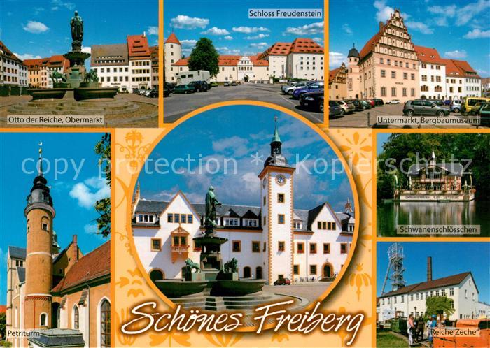 Freiberg Sachsen Schloss Freudenstein Bergbaumuseum Reiche Zeche